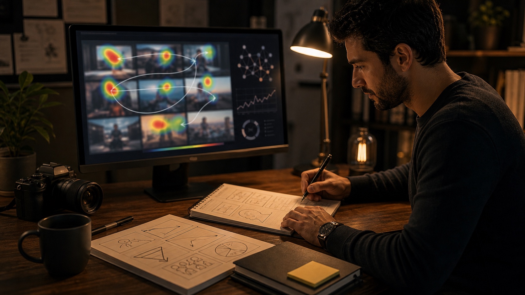 Stratega che studia pattern di attenzione umana oltre gli algoritmi