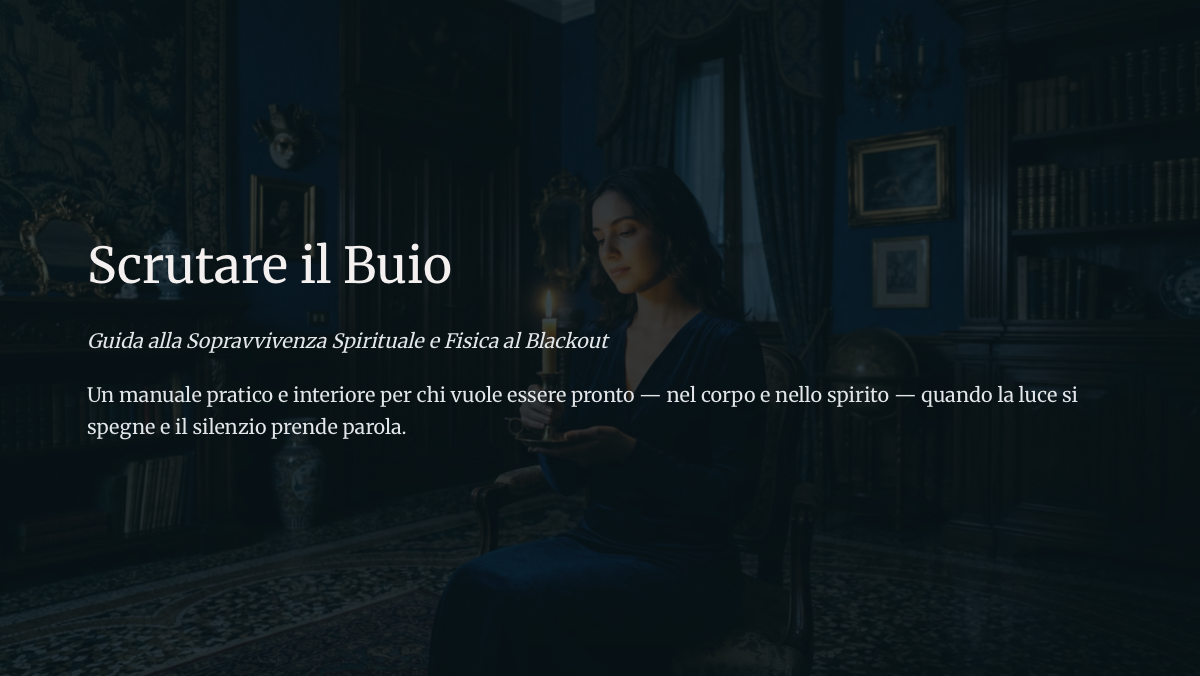 Cover dell'eBook SCRUTARE IL BUIO