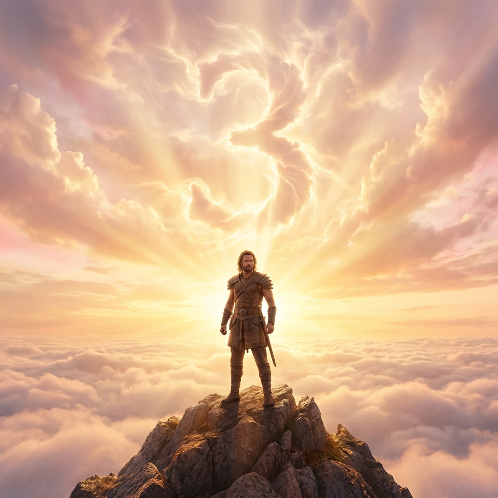 Grafica sul guerriero che porta spiritualità concreta nella vita reale