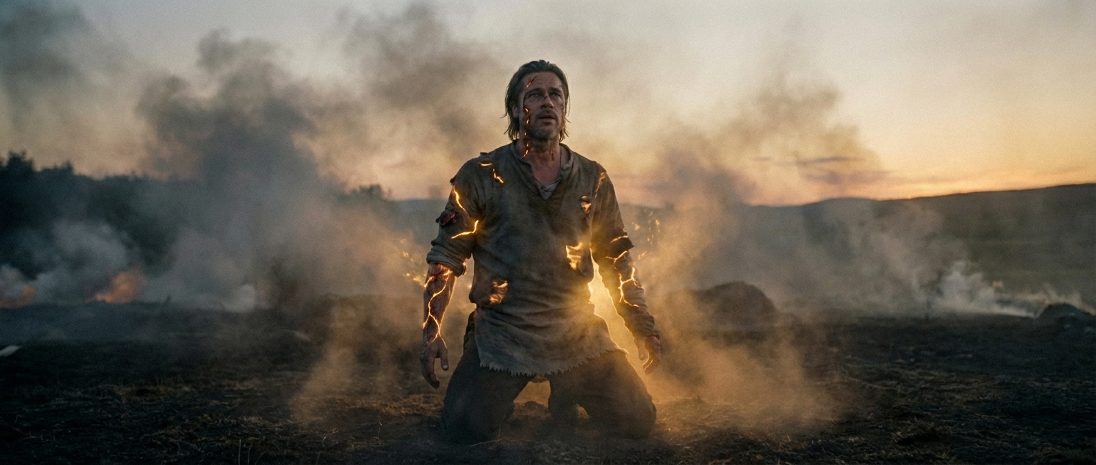 Scena cinematografica del capitolo Alchimia del Dolore