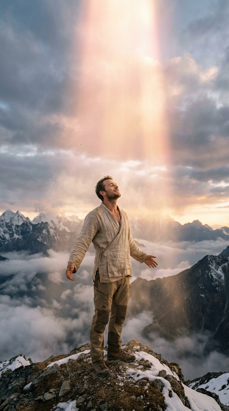 Guerriero soddisfatto dopo il percorso L'Autostima del Guerriero di Luce